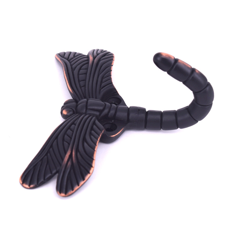 Dragonfly personalizado creativo gancho de ropa gancho de la pared colgando gancho detrás de la puerta gancho de pared