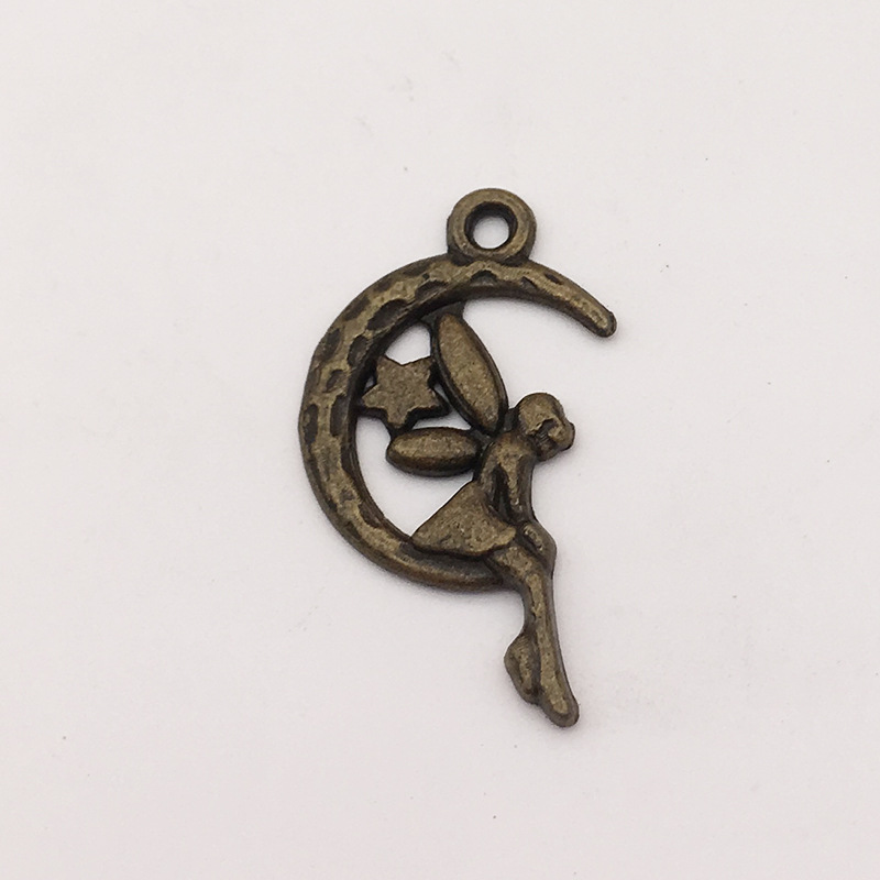 Accesorios de la joyeria DIY Hollow Star Luna sol meteoro aleacion joyeria colgante pendientes pulsera colgante