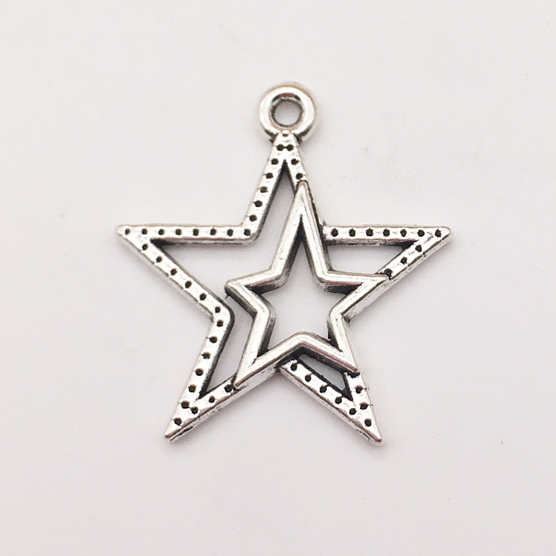 Accesorios de la joyeria DIY Hollow Star Luna sol meteoro aleacion joyeria colgante pendientes pulsera colgante