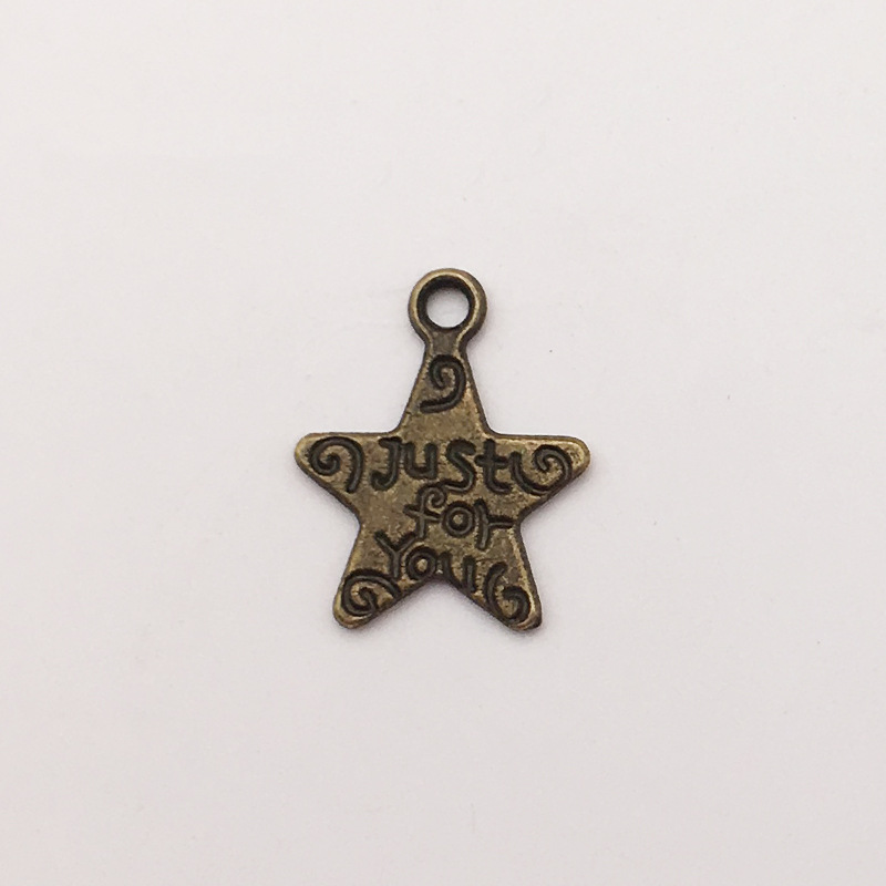 Accesorios de la joyeria DIY Hollow Star Luna sol meteoro aleacion joyeria colgante pendientes pulsera colgante