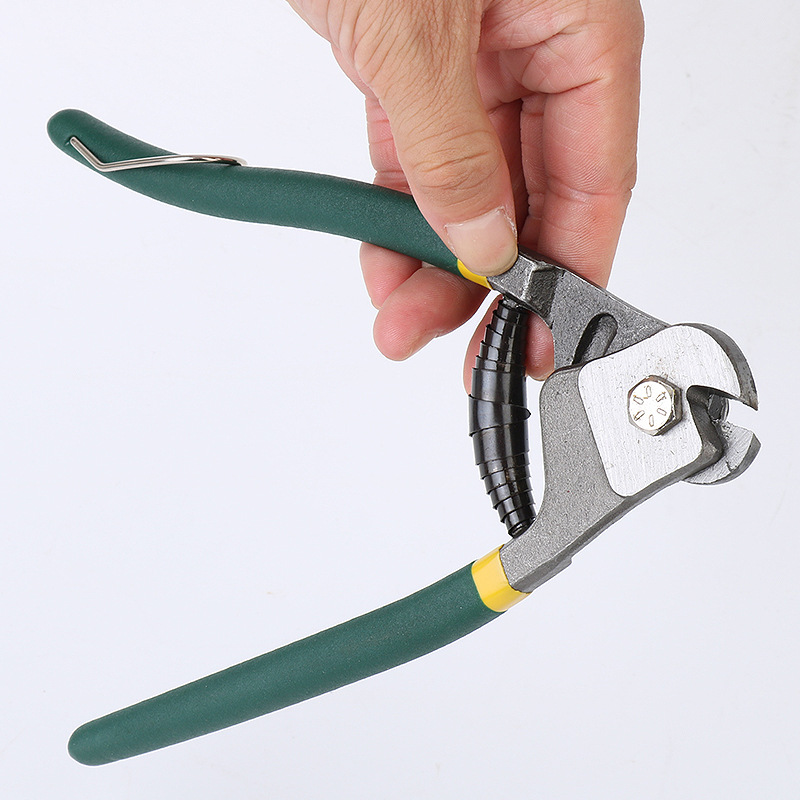 Ventas de fábrica Jiutong 8 pulgadas tijeras de cuerda de alambre alicates de corte de alambre de plástico manual de ahorro de mano de obra tijeras de cuerda de alambre herramientas de hardware