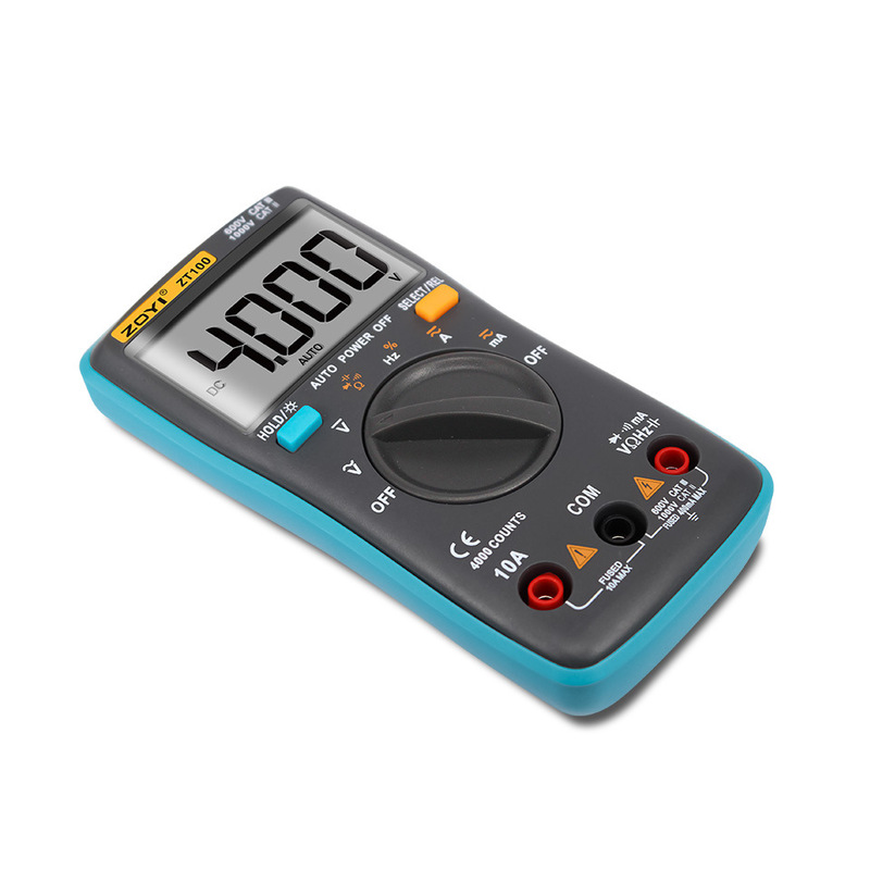 ZOYI ZT100 4000 counts portable automatic range Digital Multimeter