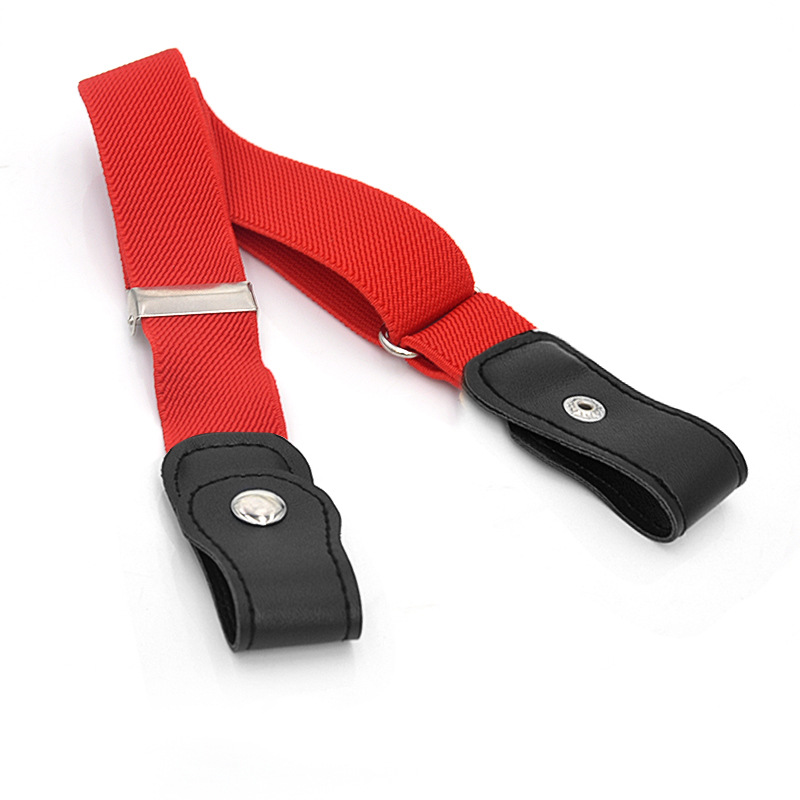 Cinturón para niños cinturón elástico para bebés niños y niñas pantalones elásticos cinturón pantalones anti-caída para niños con botón a presión en stock