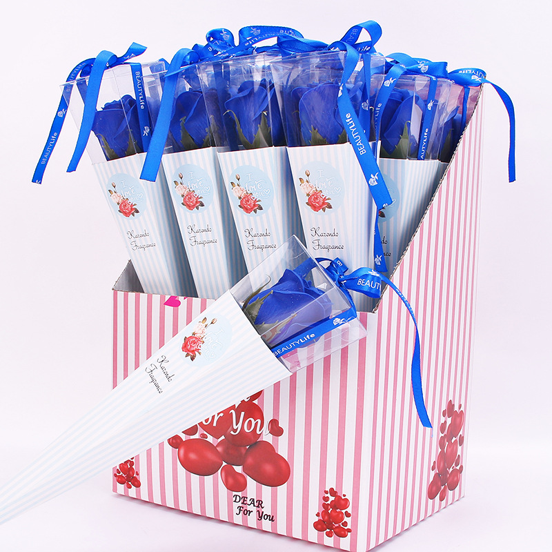 Rosa de Jabón Individual – Regalo para San Valentín y Día del Maestro