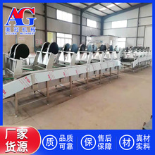 清洗后苹果片清洗风干机 诸城奥冠机械常温风干机 包装袋风干线