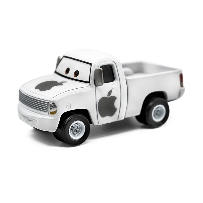 Camioneta Apple blanca