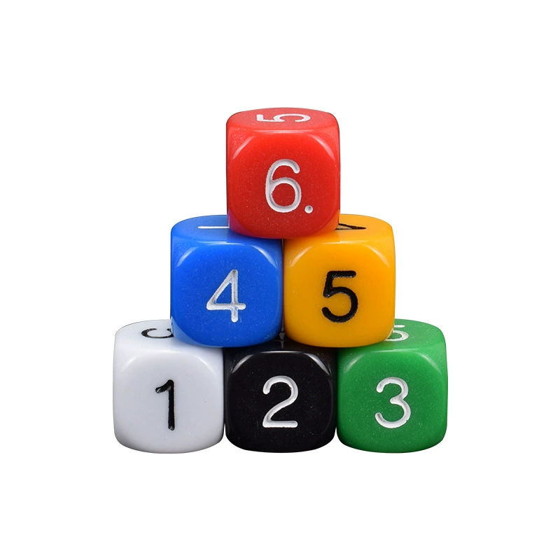 Yusheng Acrylic digital dice, 16mm, training