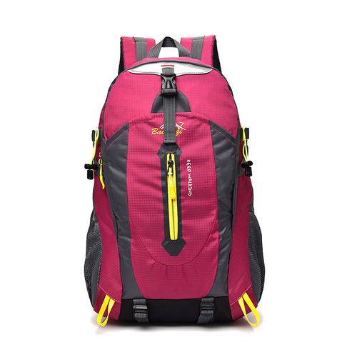 Bai Shi Qi 40L Waterproof Nylon Sports Hiking Backpack Travel Bag Fitness Dual Shoulder Bag Outdoor Adventure