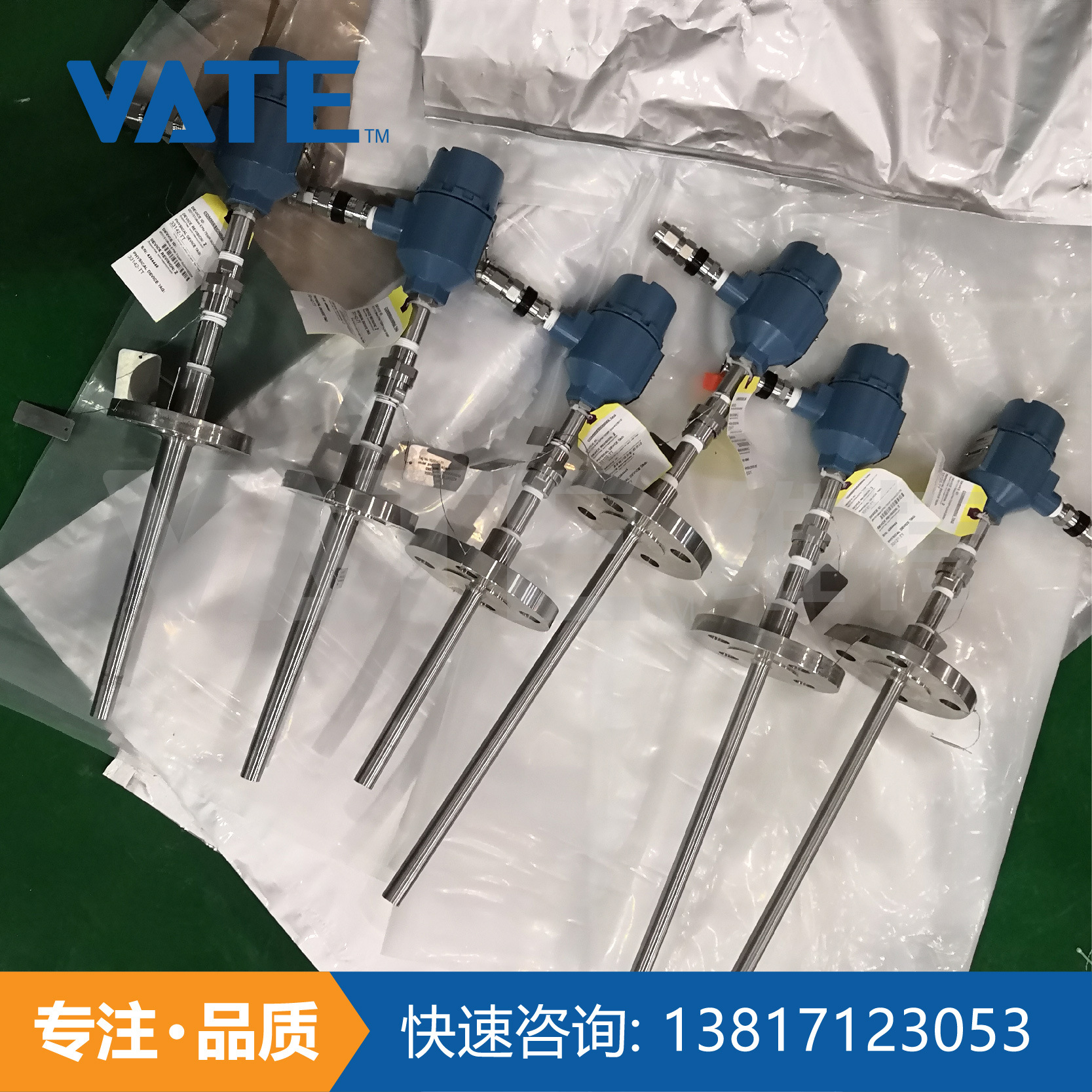 一体化温度套管+温度传感器，整体钻孔温度套管,源头生产厂家