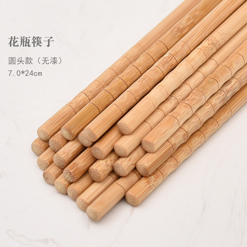 7.0*24cm 둥근 머리 꽃병 젓가락 (1 쌍)
