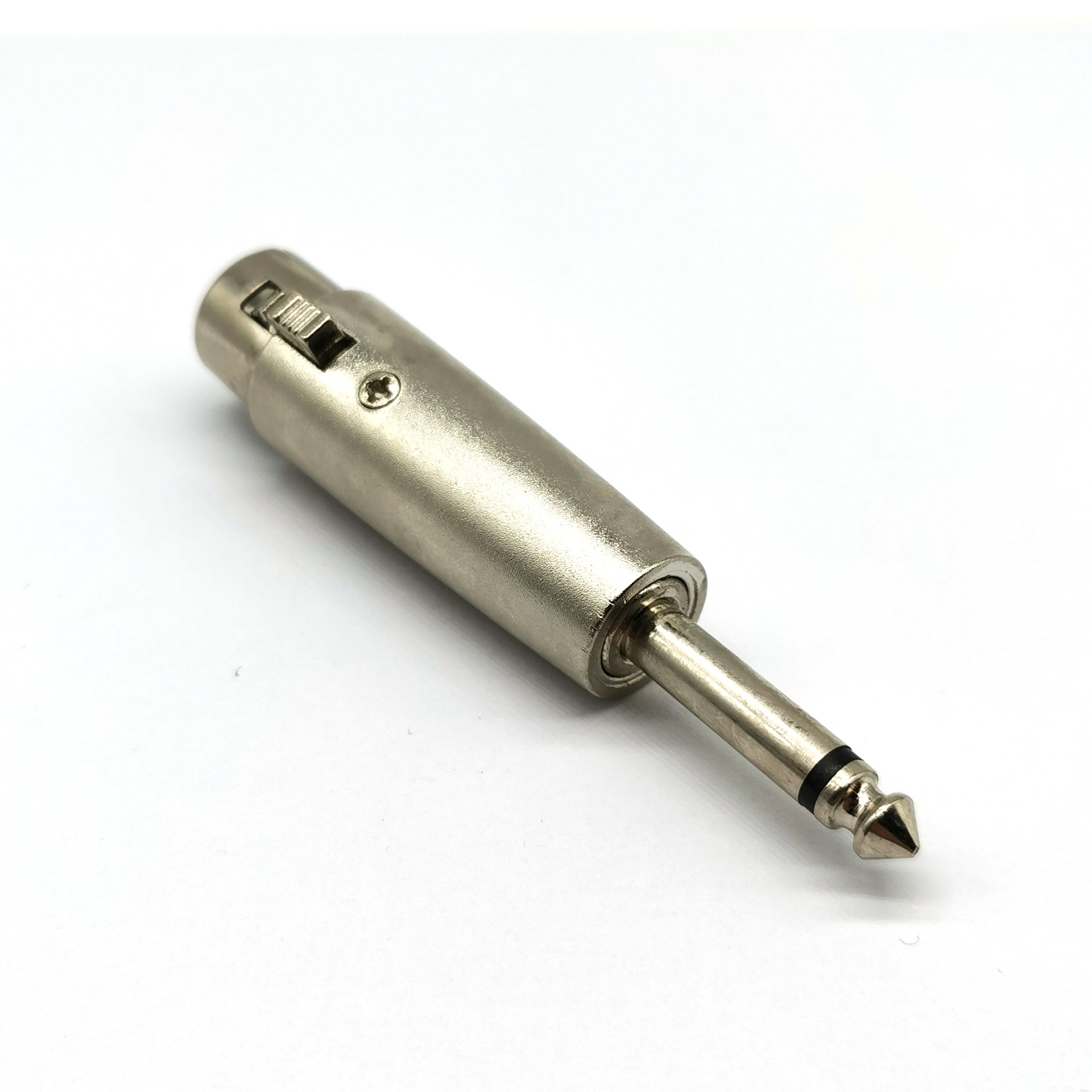 单音6.35公头转3芯卡农母头转接头 适用麦克风调音台功放音频插头