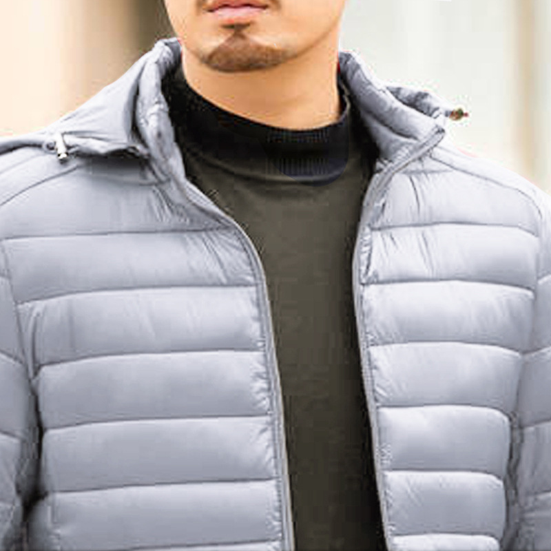 Chaqueta acolchada de algodón ligero de los hombres chaqueta acolchada de invierno de algodón más el tamaño de los hombres gordos ropa de los hombres Chaqueta de algodón corto acolchado abrigo Suelto