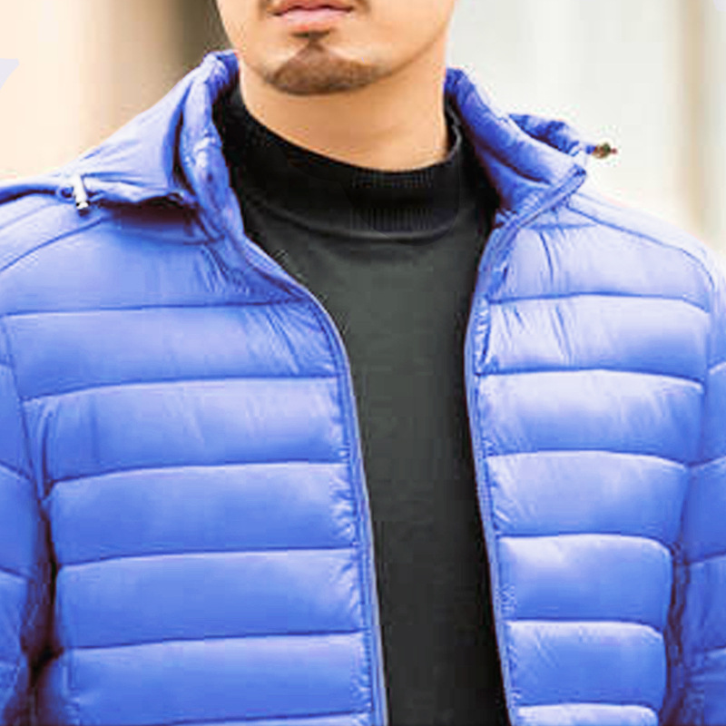 Chaqueta acolchada de algodón ligero de los hombres chaqueta acolchada de invierno de algodón más el tamaño de los hombres gordos ropa de los hombres Chaqueta de algodón corto acolchado abrigo Suelto