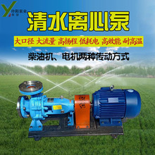 双科IS清水离心泵高扬程大流量水泵农田灌溉抽水机柴油机增压泵