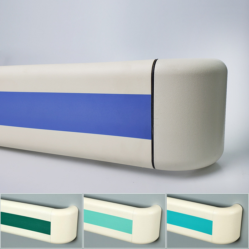 厂家直供 防撞防滑扶手 养老院PVC走廊通道扶手 铝合金