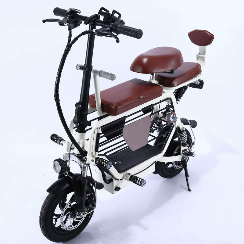 DFD 12 дюймов двойной литиевая батарея для взрослых складной электромобиль педаль двухколесный аккумулятор автомобиль мини-автомобиль для домашних животных