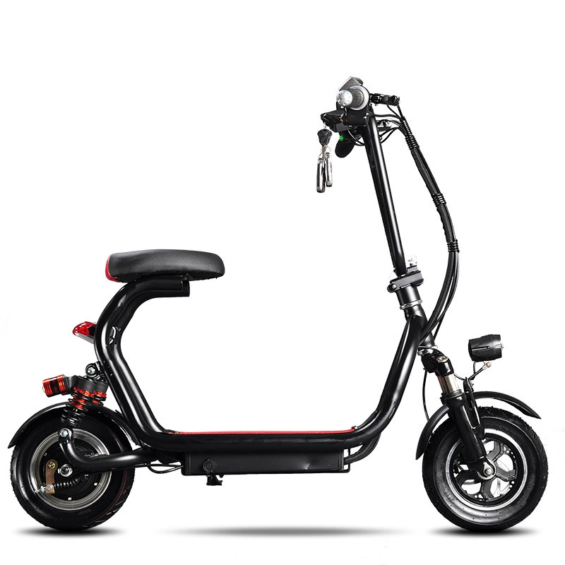 DFD электромобиль скутер для взрослых мини-аккумуляторный скутер двухместный литиевый аккумуляторный складной 10 дюймов маленький Harley