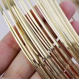 14K包金保色方线1.0mm光面打底造型硬线diy手工绕线饰品配件材料