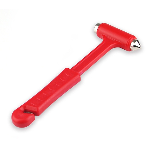 Car two-in-one hammer long handle solid multi-functional emergency hammer escape hammer window breaker life-saving hammer