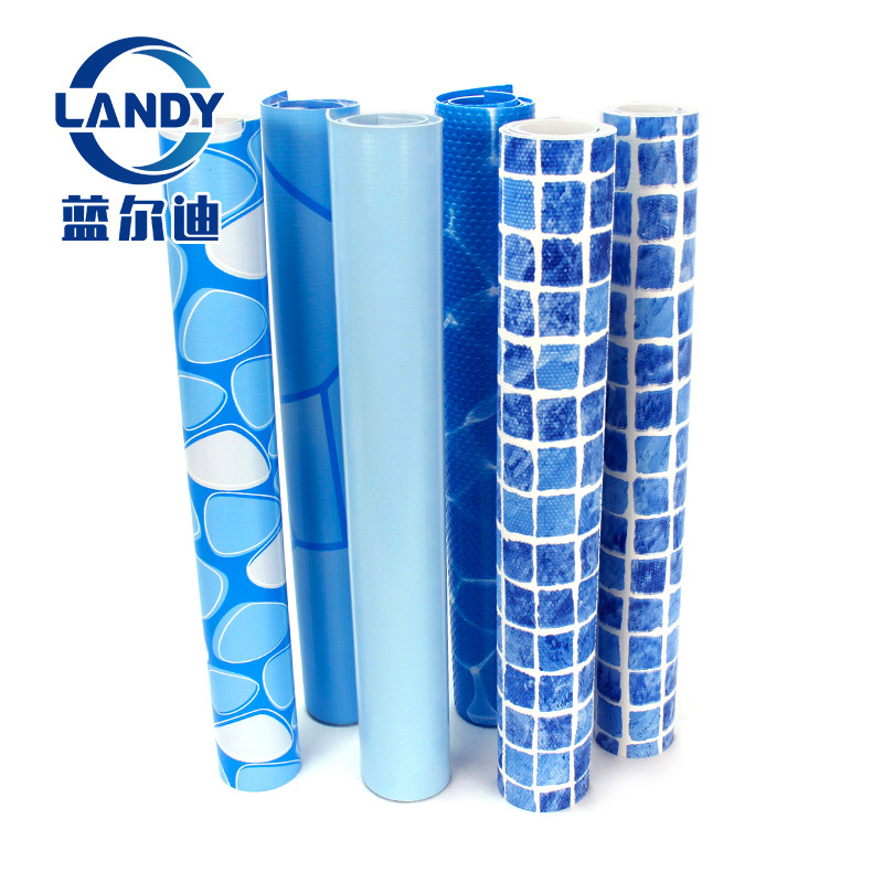 游泳池马赛克胶膜内衬装饰胶膜 泳池翻新建造使用pvc pool liner