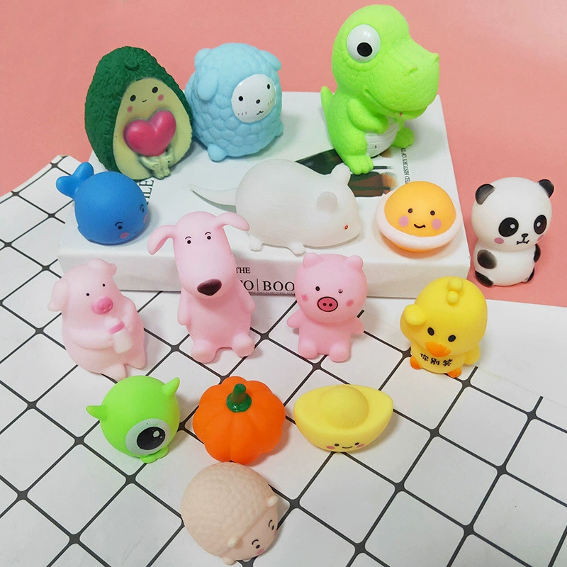 squishy стресс-игрушка, фуксия персонаж мультфильма — assorted Bath & Slime Squeeze Toy