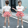 Summer set, shorts, children's clothing, western style, suitable for teen