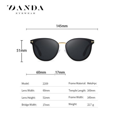 Sunglasses for women  new polarized sunglasses fashionable round frame glasses 2209 driver driving sunglasses for men