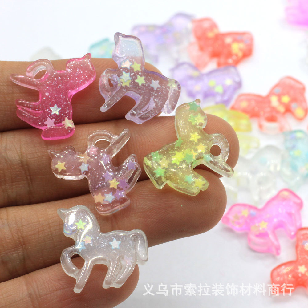 Transparent cartoon children's hair accessory