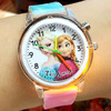 2024 new children's watches cross -border e -commerce goods Source Flash Lantern Aisa Cartoon Watch Girl Printing Overland Watch Wholesale