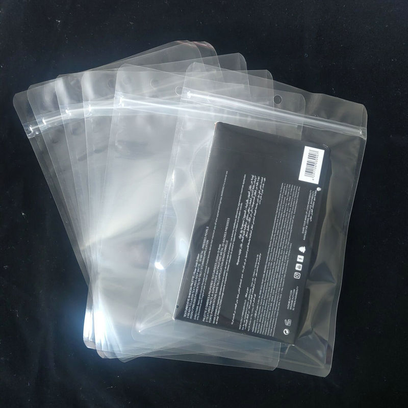 三边封透明拉骨夹链袋印刷复合袋毛巾眼罩塑料包装袋子