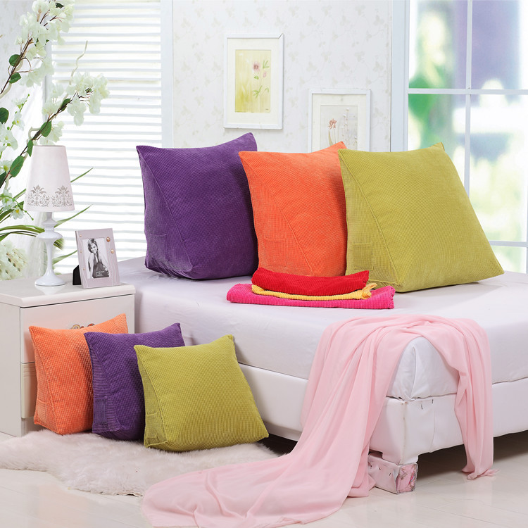 New Multifunctional Thickened Corn Grain Triangle Cushion Office Gift Waist Triangle Cushion Wholesale