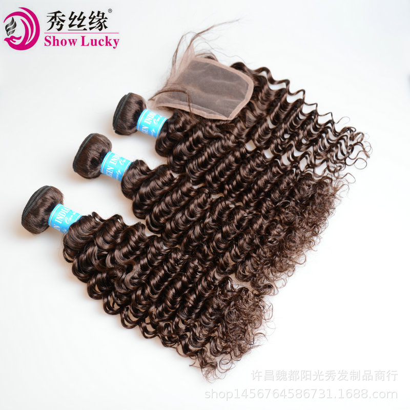 Factory wholesale women's brown wigs Ind...