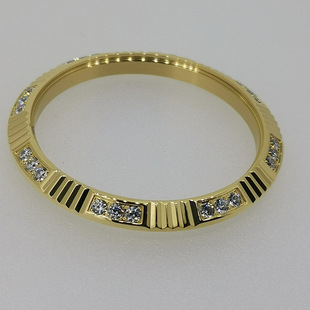 Watch Diamond Ring 18K Watch Diamond Cnc Inlaid Watch Precious Metal Handicraft Processing