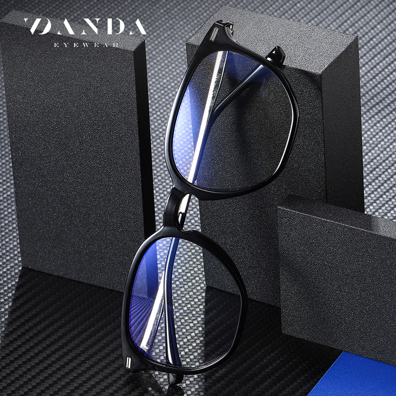 2020 nuevo metal TR anti-azul espejo de luz de moda multilateral espejo liso 6910 hombres y mujeres gafas de marco mismo