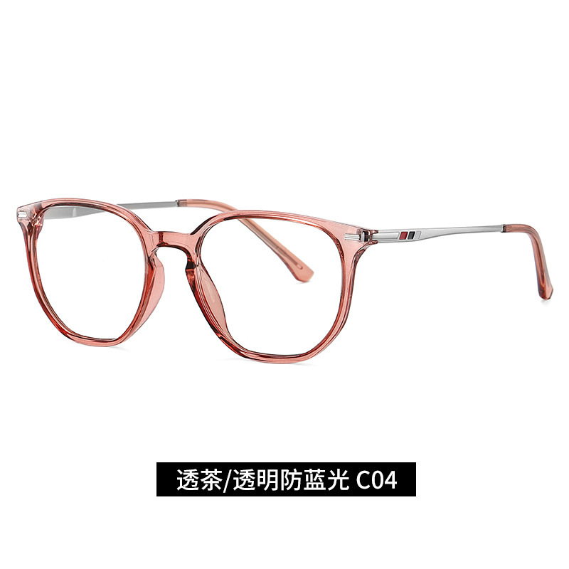 2020 nuevo metal TR anti-azul espejo de luz de moda multilateral espejo liso 6910 hombres y mujeres gafas de marco mismo