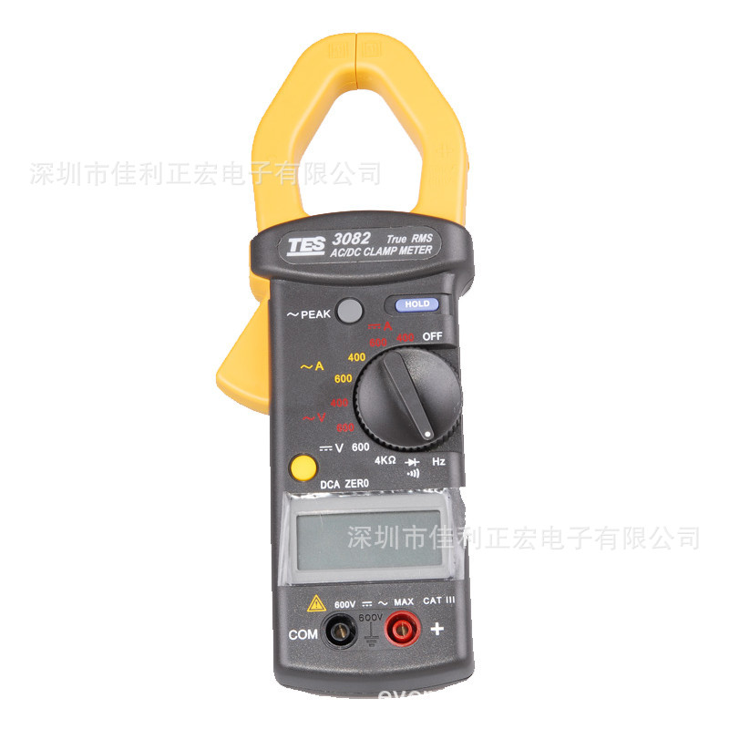 泰仕TES-3082真均方根值交流直流钳型表钩表