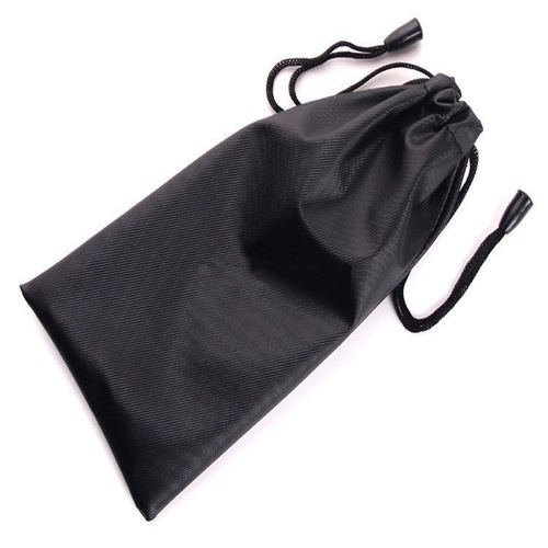 Black glasses bag manufacturer direct sales large supply of waterproof and dustproof microfiber sunglasses storage bags
