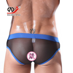 Wholesale Men's Underwear Network WJ Men's Mesh Transparent Ring Tri-Edge Pants 1003SJ In Stock Long-Term