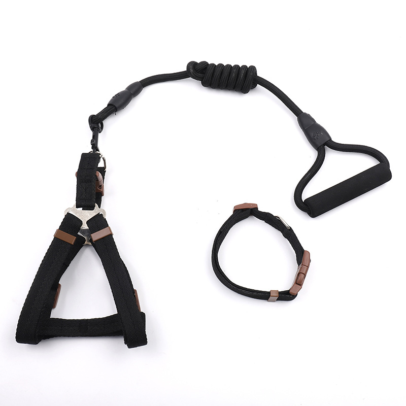 Nueva correa para mascotas chaleco correa para el pecho para mascotas transpirable perros pequeños y medianos anti-rotura correa para perros al por mayor