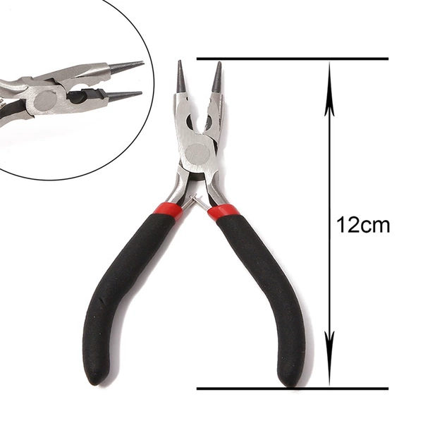 Black handle jewelry pliers