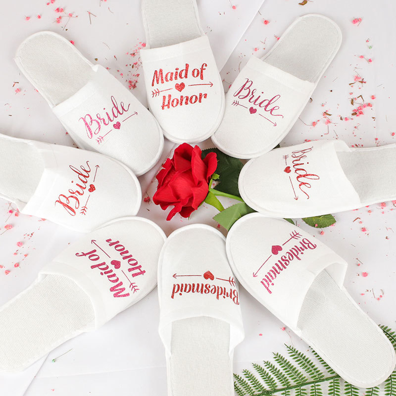 Zapatillas Desechables para Boda de Tela, Portátil, para Hotel y Fiestas