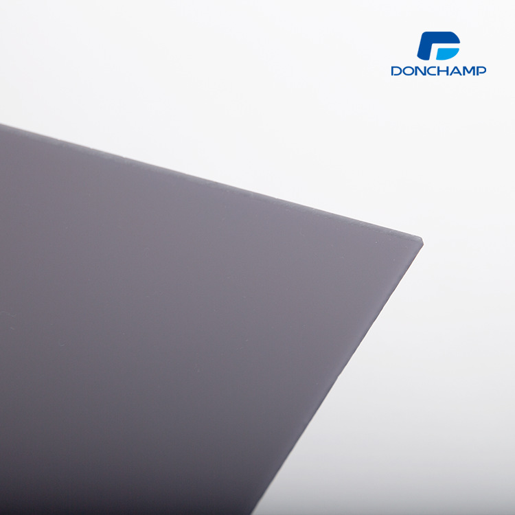 汤臣磨砂亚克力板浇铸型有机玻璃发光字专用白天黑色夜晚白色3mm