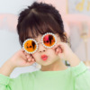 Children's fashionable sunglasses from pearl, glasses, wholesale