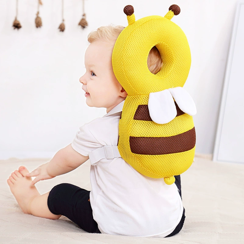 Baby Headrest Pillow — Breathable Protective Cushion, 28–35 cm, Fall & Walking Training
