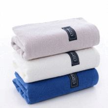 毛巾纯棉批发纱布柔软吸水日系风简约文艺公司礼品酒店刺绣logo