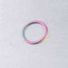 Ring, accessory stainless steel, 25mm, mirror effect, 1.5mm