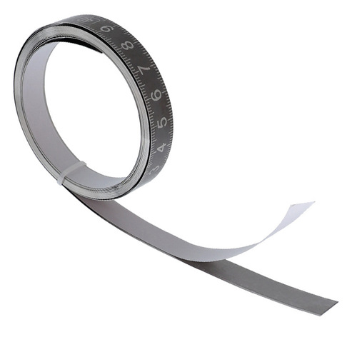 Stainless steel sticky scale high precision woodworking guide rail self-adhesive ruler tape measure flat ruler with glue metal ruler