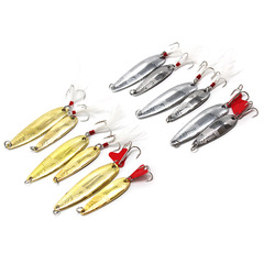 Lure Metal Hard Bait, Gold & Silver Dragon Scale Sequins, 5g/6g Long-Range Casting Kit, Artificial Bait—Factory Wholesale