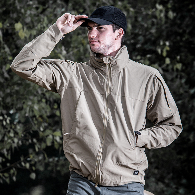 Archon Lightweight Soft Shell Tactical Jacket Men's Tactical Jacket Velvet Warm Windproof Waterproof Jacket 3