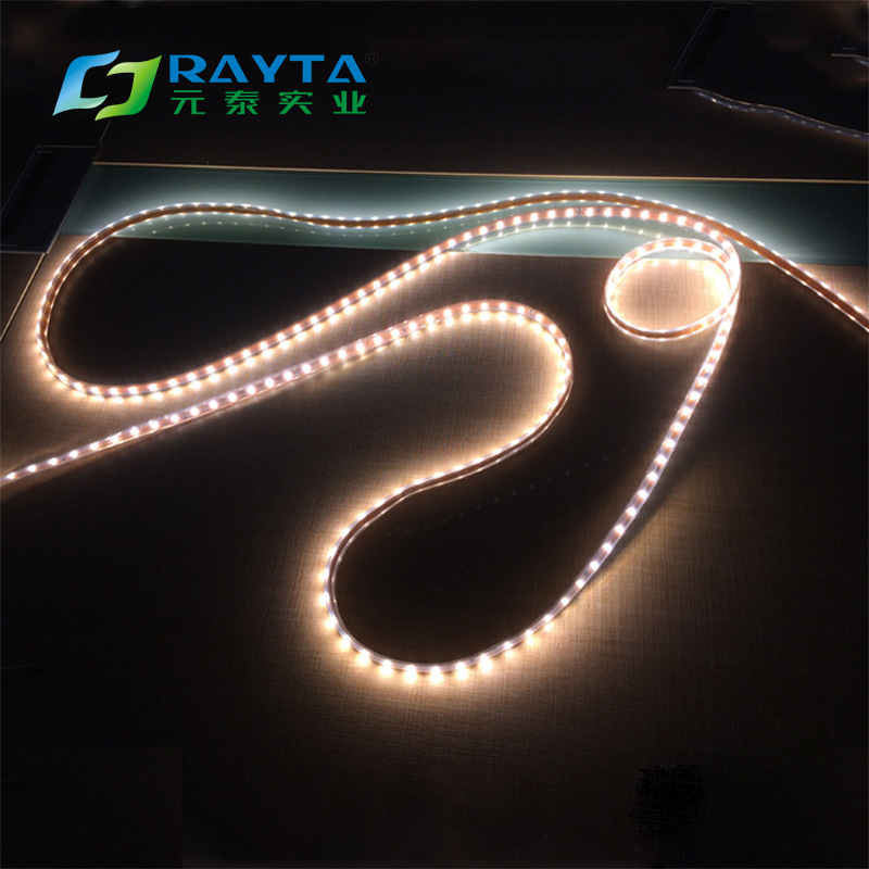 源头厂家led硅胶挤出灯带一体化成型空心实心包胶柔性防水硅橡胶